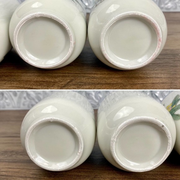 Vintage Japanese Tea Cups, Set of 4, Asian Floral, Saki Cups, Handleless Mugs - Picture 10 of 10